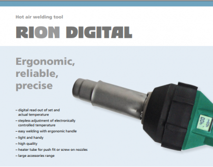 Tài liệu máy hàn nhựa cầm tay RiOn & RiOn Digital