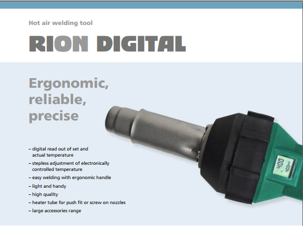 Tài liệu máy hàn nhựa cầm tay RiOn & RiOn Digital